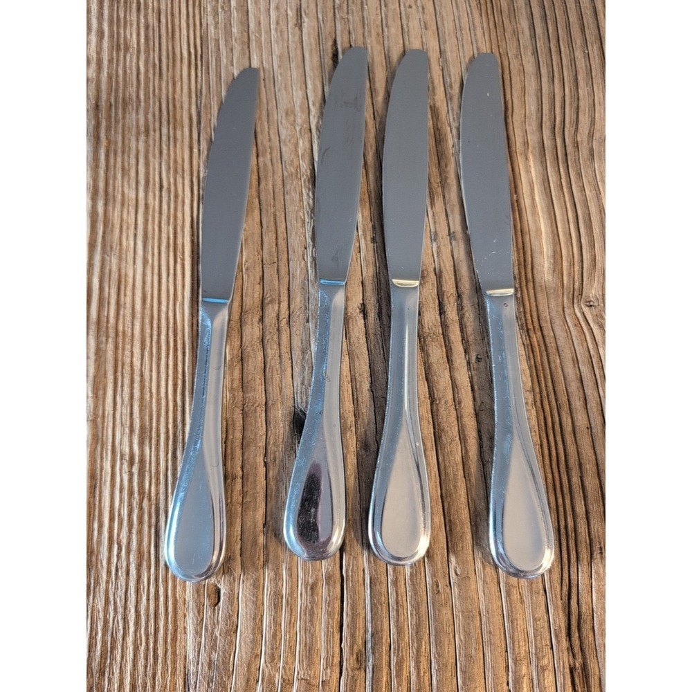 Mikasa Bravo Stainless Glossy 4 Dinner Knives 4 Pieces - Picture 13 of 16